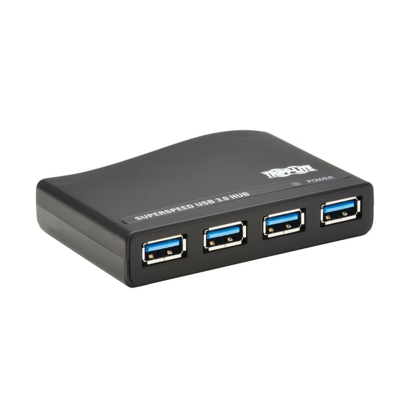 Tripp 4-Port USB-A Mini Hub - USB 3.2 Gen 1, International Plug Adapters